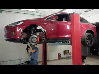 Ауди / Audi - Tesla Model X. Еще тот подарок в ремонте