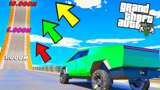 СМОЖЕТ ЛИ ВНЕДОРОЖНИК TESLA CYBERTRUCK ЗАБРАТЬСЯ НА САМУЮ ВЫСОКУЮ ТОЧКУ В МИРЕ В GTA 5 С МОДАМИ