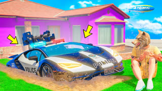 GTA 5 - НАШЁЛ ПОЛИЦЕЙСКУЮ ЛАМБУ В ЗЕМЛЕ ! - ПРЯЧЬ И ИЩИ В ГТА 5 ОНЛАЙН