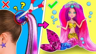 12 Шикарных ЛАЙФХАКОВ поделок и образов для КУКЛЫ ЛОЛ Сюрприз! Мультик LOL Surprise toy HACKS