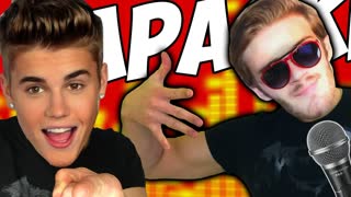 ПОЕМ БИБЕРА С ПЬЮДИПАЕМ -||- КАРАОКЕ